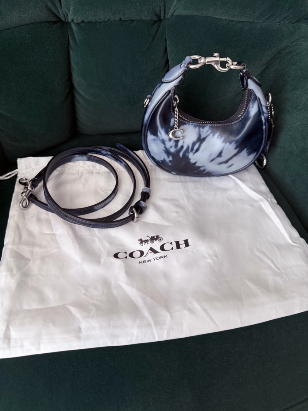 COACH Jonie Bag – Tie Dye Print / Midnight Navy